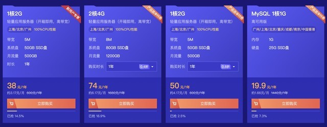 云服务器租用价格多少钱一年-赚在家创业号