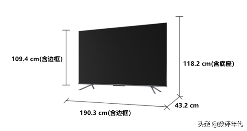 85寸电视尺寸长宽高多少厘米-赚在家创业号