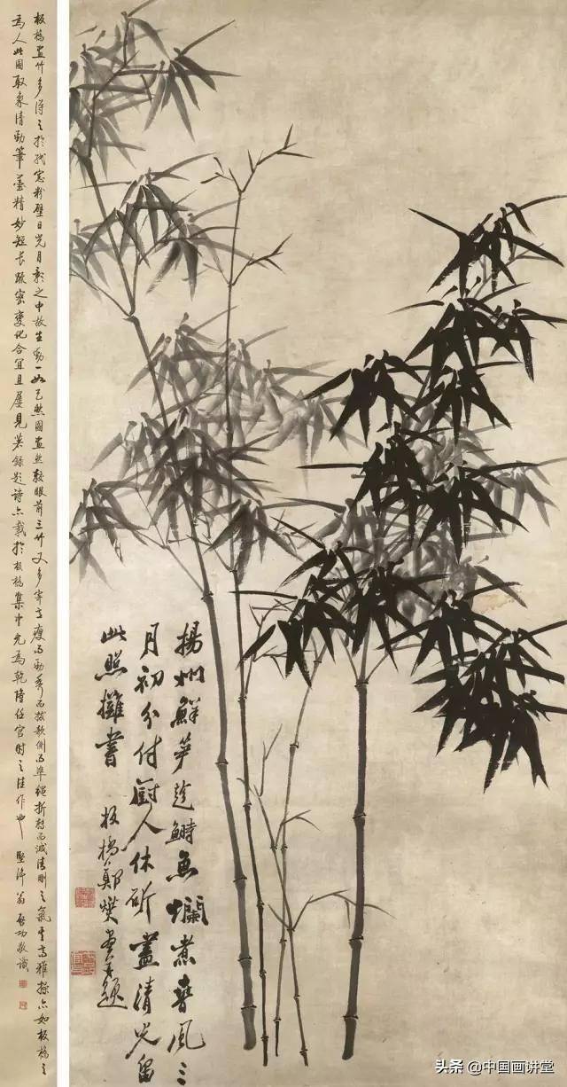 中国十大竹子名画(郑板桥竹子十首有名的诗带画)-1 中国十大竹子名画(郑板桥竹子十首有名的诗带画)-1