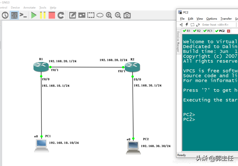 静态路由下一跳地址怎么确定(基本静态路由配置实验步骤)-1 静态路由下一跳地址怎么确定(基本静态路由配置实验步骤)-1