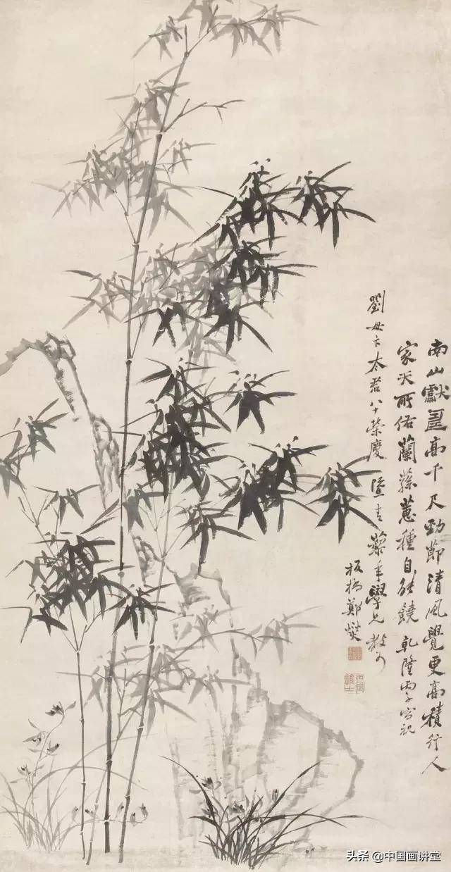 中国十大竹子名画(郑板桥竹子十首有名的诗带画)-1 中国十大竹子名画(郑板桥竹子十首有名的诗带画)-1