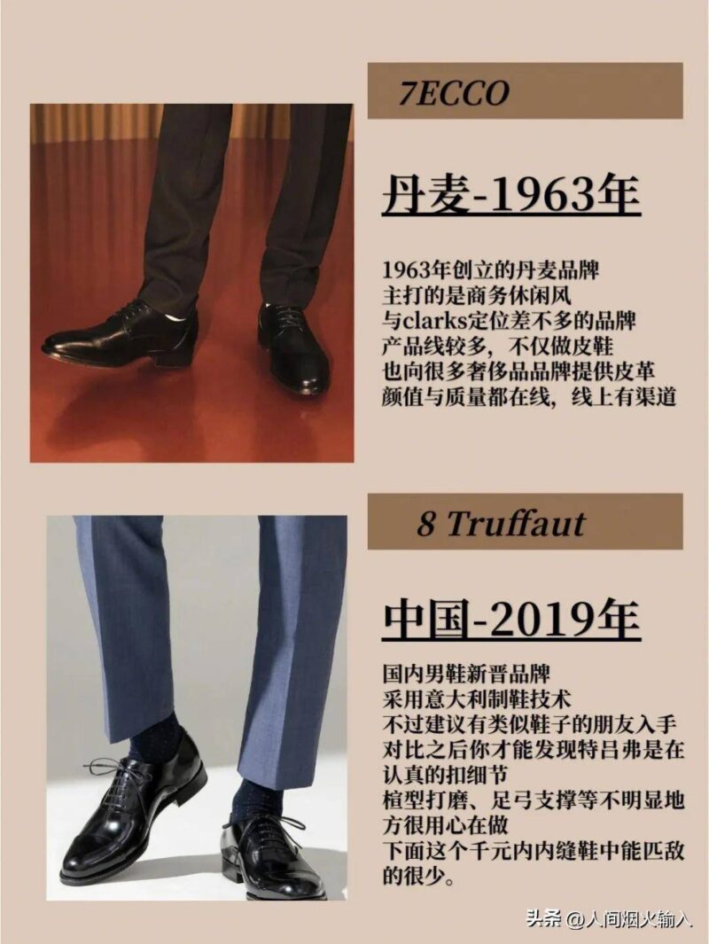 男皮鞋品牌排行榜前十名(通勤男鞋品牌排行榜)-1