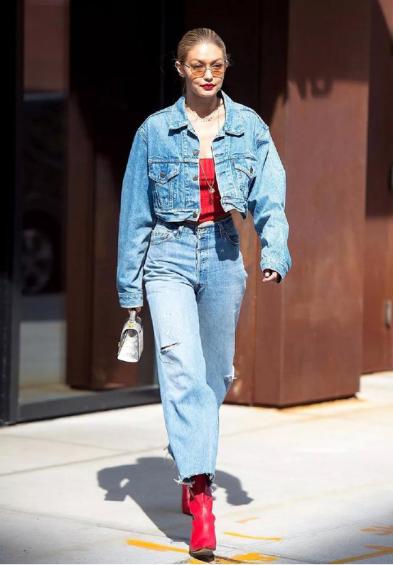 牛仔外套搭配什么裤子-1 牛仔外套搭配什么裤子-1