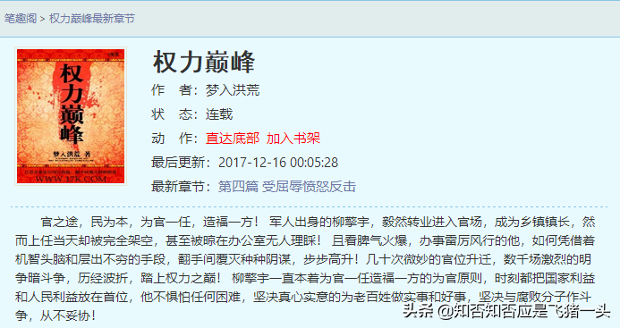 口碑最好的官场权力巅峰小说(排名靠前的官场小说)-1