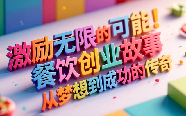 激励无限可能的餐饮创业故事，从梦想到成功的传奇-赚在家创业号