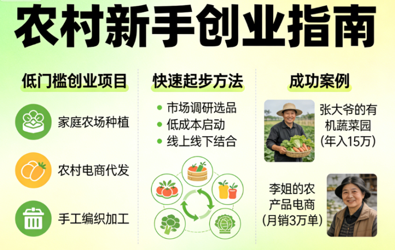 农村人没经验，能创业吗？-专在家创业网