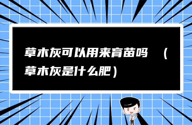 草木灰可以用来育苗吗 （草木灰是什么肥）