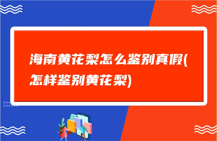 海南黄花梨怎么鉴别真假(怎样鉴别黄花梨)