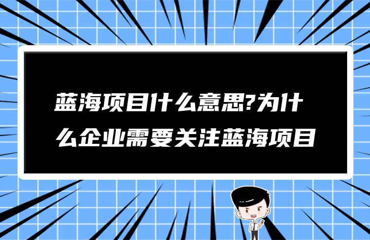 蓝海项目什么意思?为什么企业需要关注蓝海项目