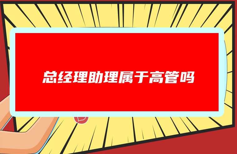 总经理助理属于高管吗
