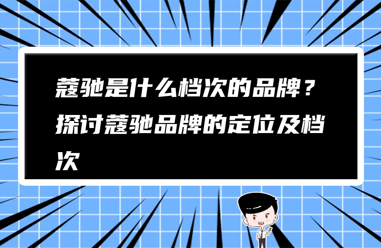 蔻驰是什么档次的品牌？探讨蔻驰品牌的定位及档次